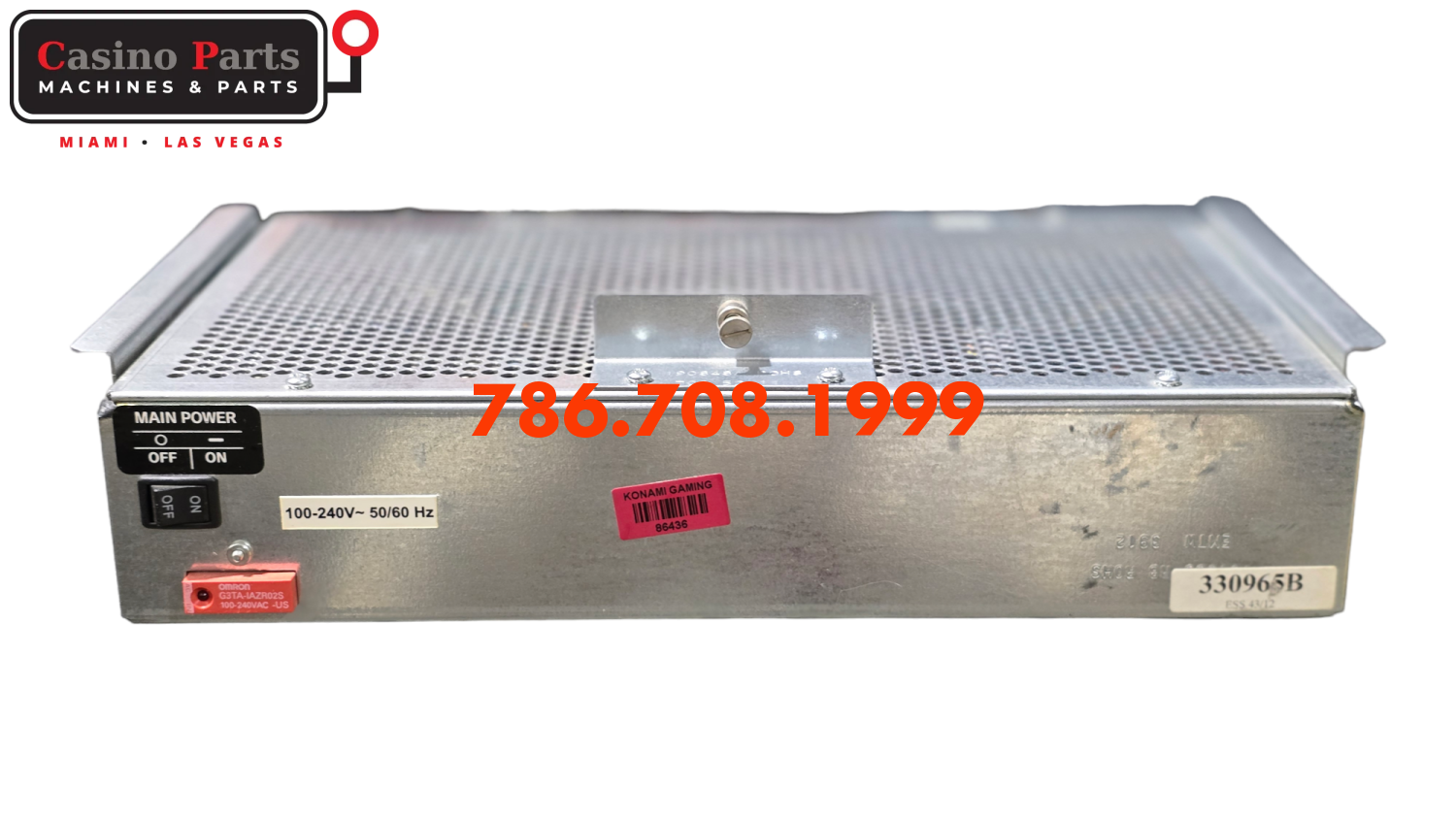 Konami Slant K2V - Power Supply Supplies