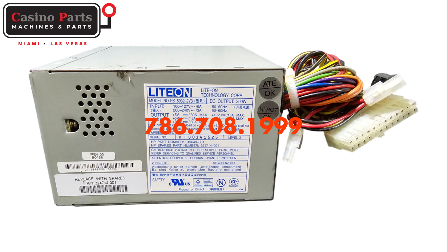 Wms Bb1 - 300W Power Supply Adapter Supplies