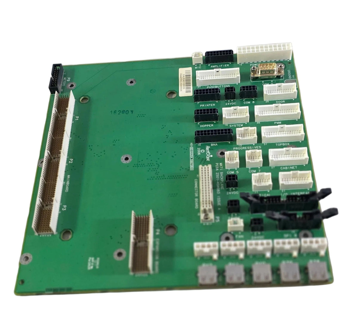 Aristocrat MK7, BackPlane.