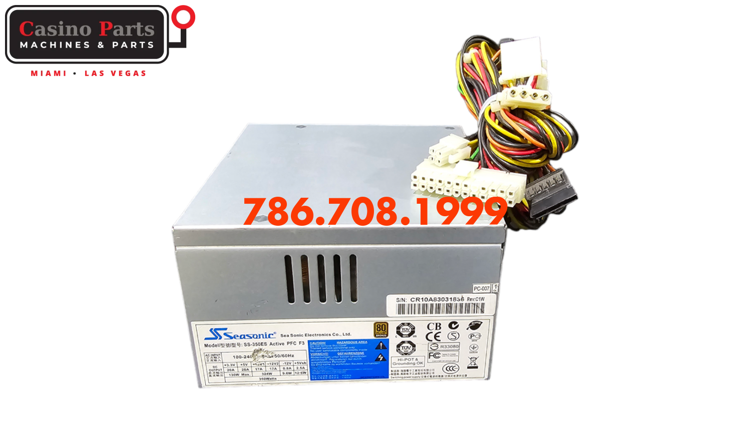 Wms Bb1 - 350W 80 + Bronze Power Supply Supplies