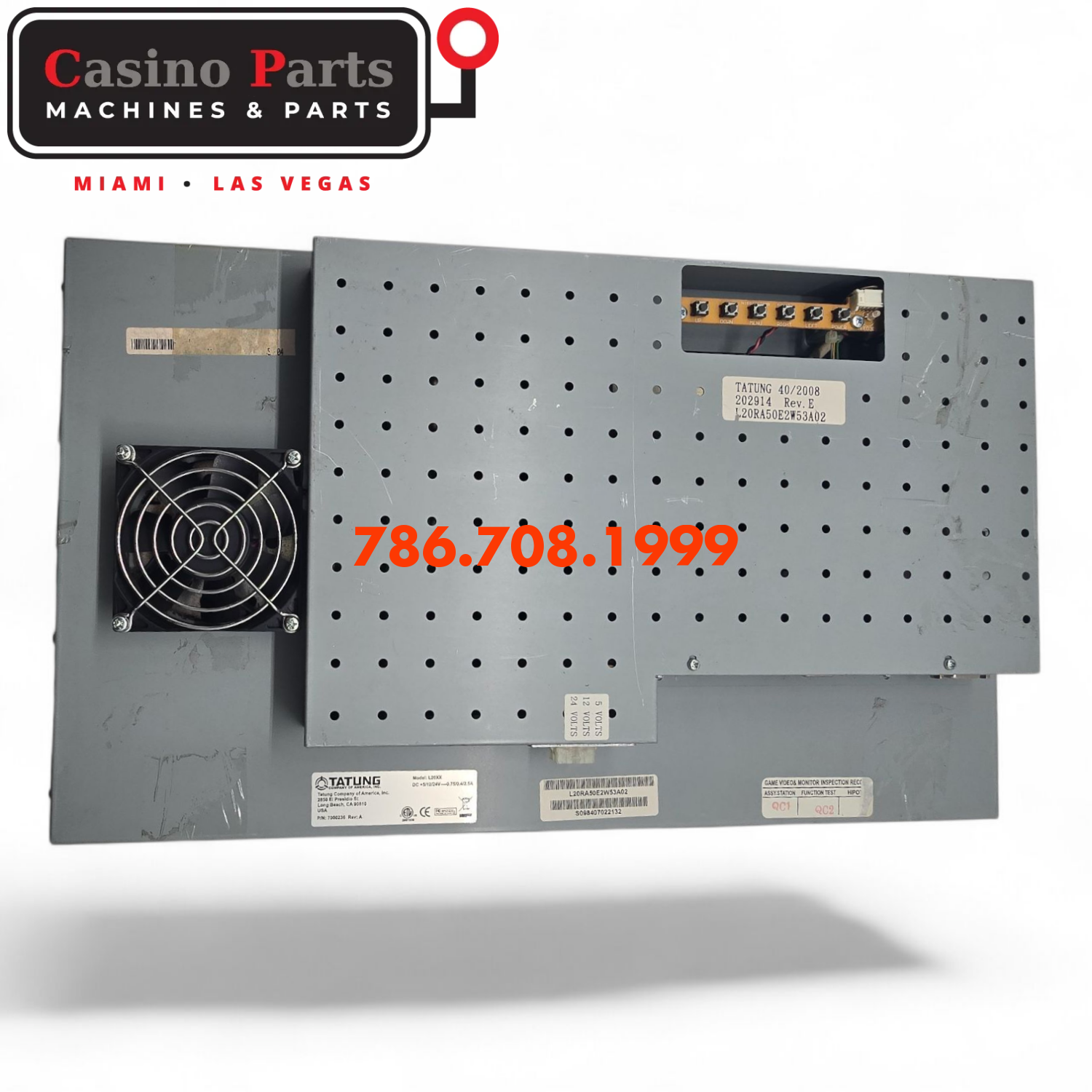 Used Bally Monitor 22’’ Tatung L20XX Monitors