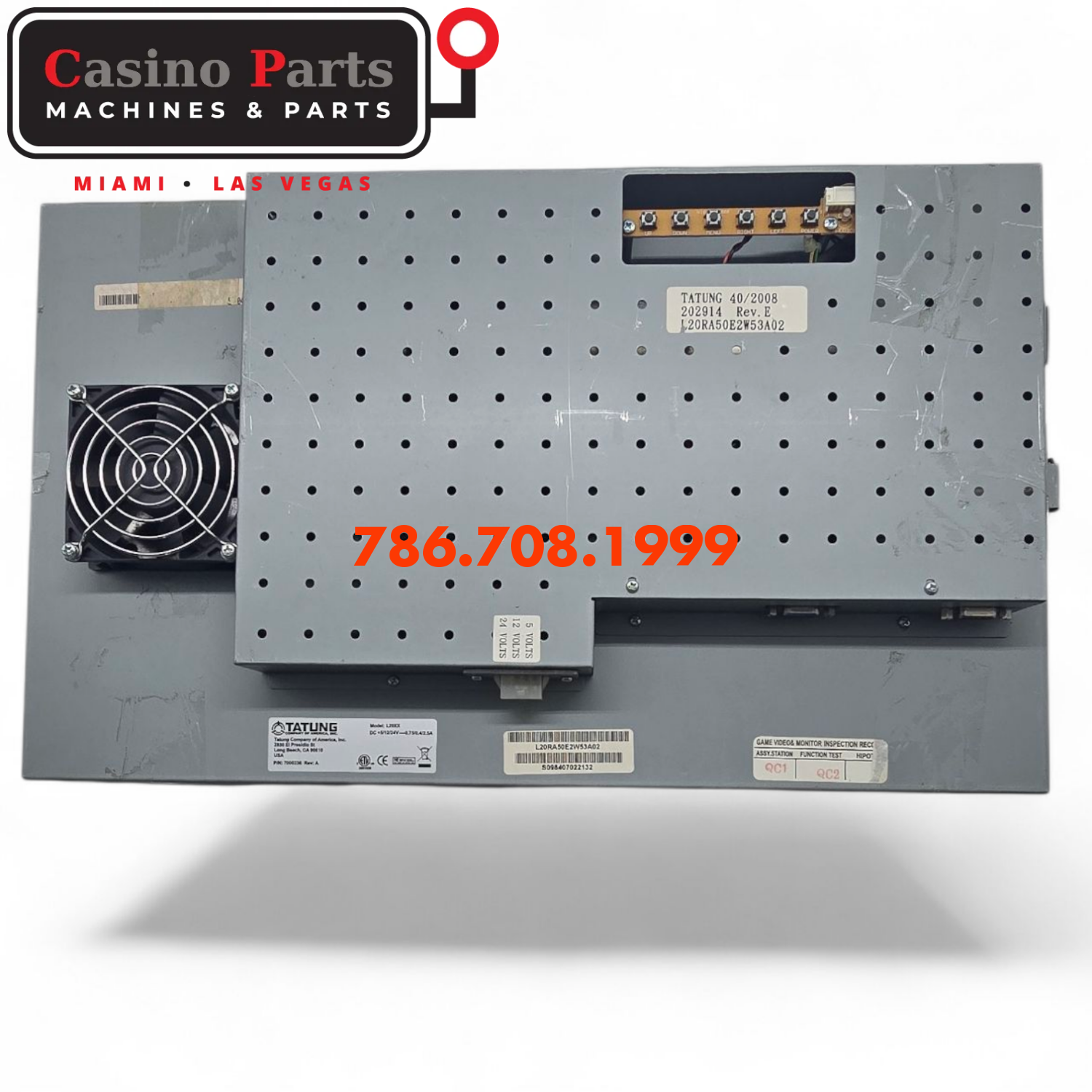 Used Bally Monitor 22’’ Tatung L20XX Monitors