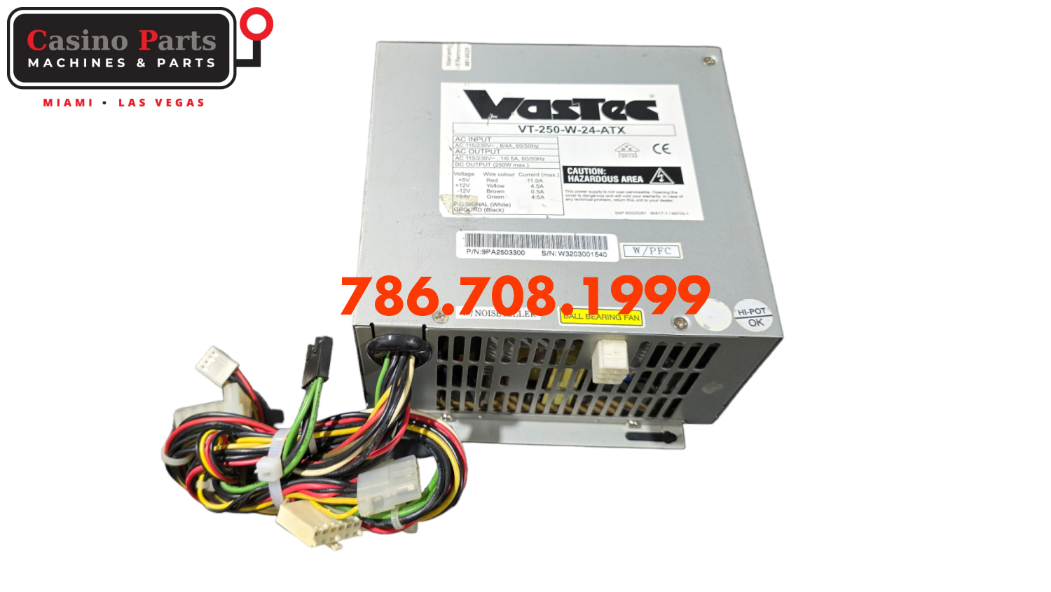 Wms Bb1 - 250W Power Supply Supplies