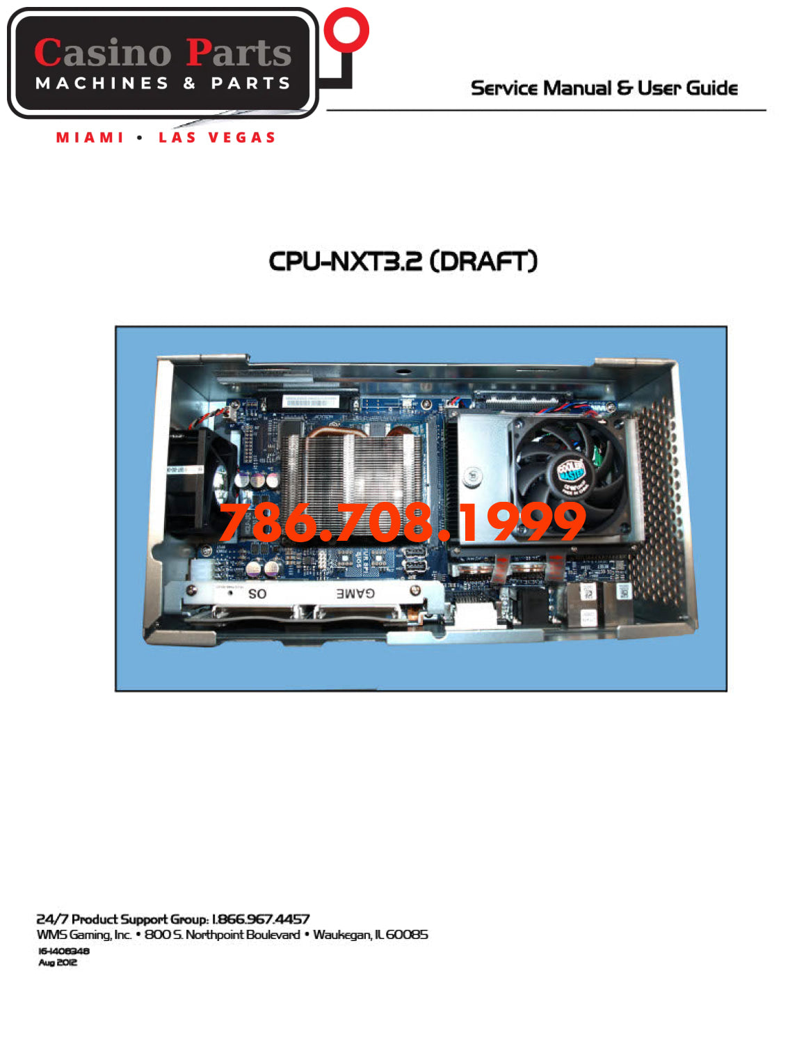 WMS CPU3.2 Service Manual and User Guide Manuals (Digital Download)
